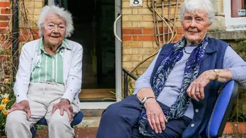 Birthday buddies and next-door neighbors turn 101 on same day
