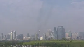 Wildfire smoke continues to trigger poor air quality alerts across Alberta